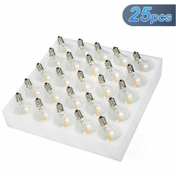 G40 LED-pære AC230V, E12-sokkel, IP44 vanntett, varm hvit, ideell for hjemmedekorasjon, fester, bryllup.