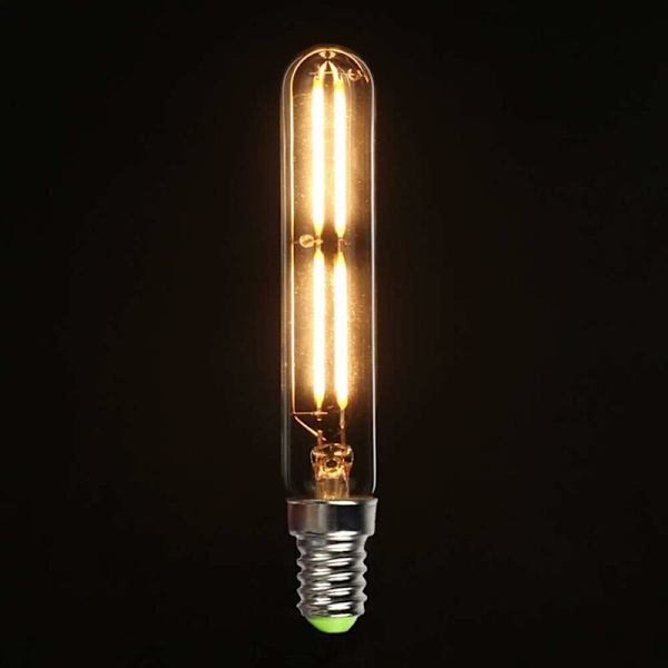 2-pack 4W T20 LED-glödlampa E14 Edison liten bas varmvit 2700K HIASDFLS