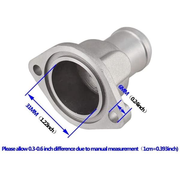 Radiator Kølevæske Slange Forbindelse Flange 026121 145E til Golf A6 Sæde J Etta B3 B4