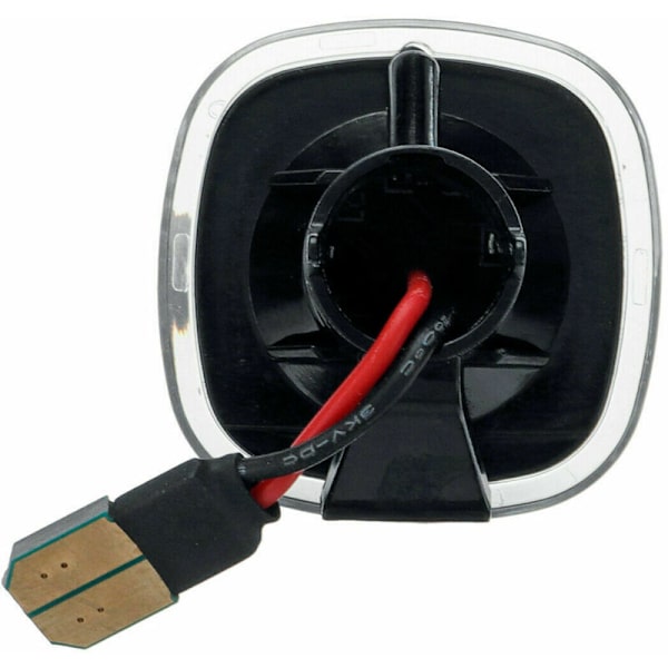 2 stk. LED-sidespejlsblinklys til bil, sidemarkør, signallampe til A3 A4 A8 Fabia SEAT, sort