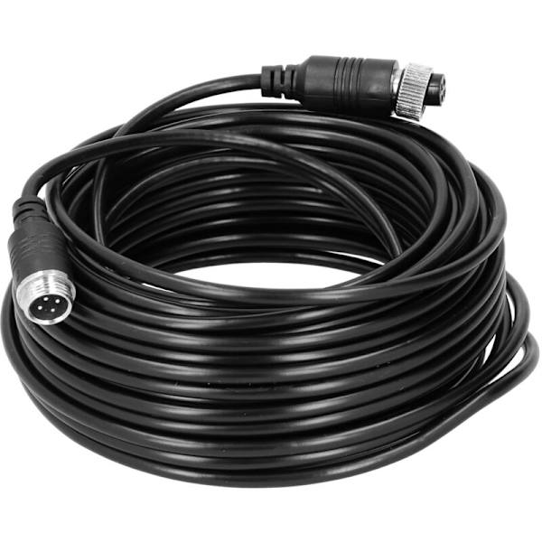 4-napainen auton kamerakaapeli videopidennyksen PVC-kankaalla Kannettava häiriösuoja autoille, kuorma-autoille, busseille ja monitoreille (20 m / 65,6 jalkaa) -