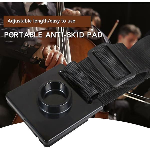 Skridsikker Cello Stativ med Cello Anker, Musikinstrument Tilbehør