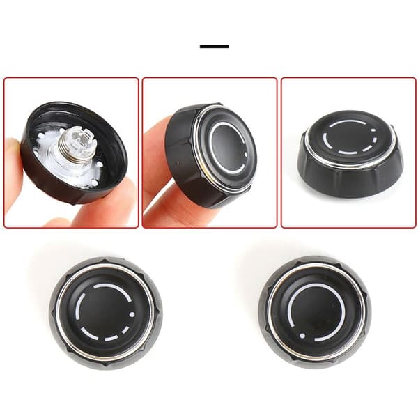 För- Center Console Audio Volume Knob Cover CD Control Switch Button 718 918 Höger