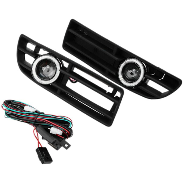 Car Angel Eyes LED Running Bumper Dimljus Galler för Golf MK4 1998-2004