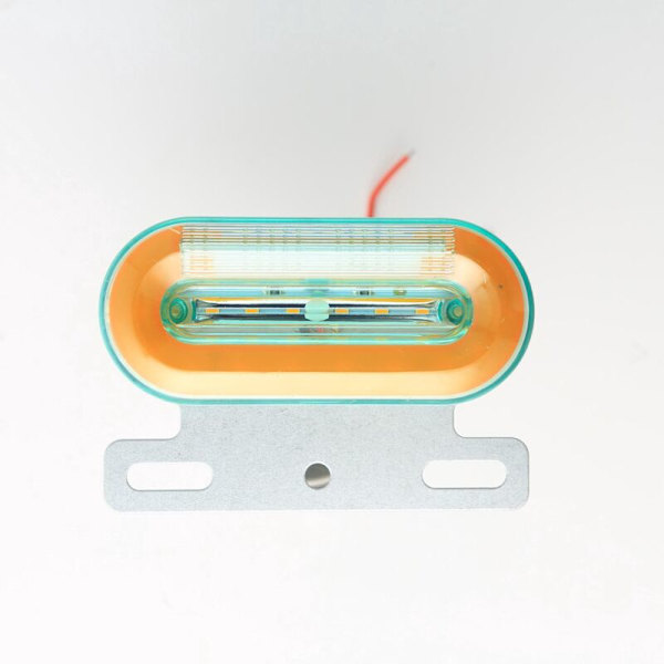 12 LED:n soikea kuorma-auton ohjausvalo kolmella värillä, katuvalo 24V sivuvalo