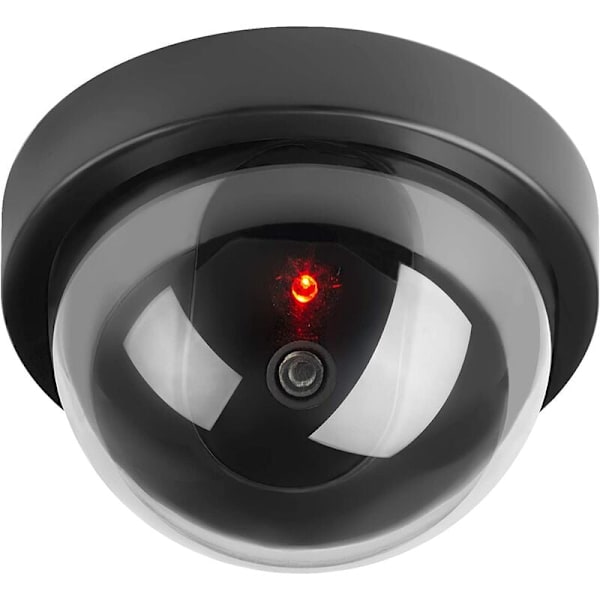 Näennäiskamerat, Vääri Turvakamerat Kupolin Muotoiset LED-Vilkkumisella Liikkeille, Kaupoille, Kotiin, Sisä- ja Ulkokäyttöön, 1 Pakkaus