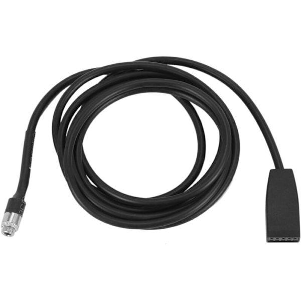 Høj kvalitet sort 10 pin 3,5 mm jack bilstik USB AUX IN adapterkabel til E39 E53 BM54 X5 E46