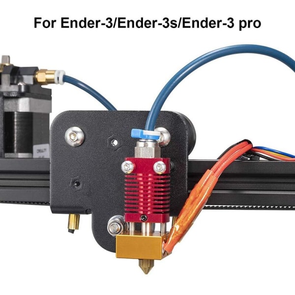 MK8 3D-skriver Hotend Kit Ekstruder, 0,4 mm dyse sett, 24V 40W Ekstruderhode for 3D-skriver 3