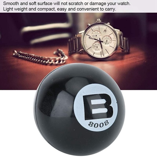 8008 Gummiopen klocka bakre omslag botten boll gummikula kan öppna och stänga baksidan av fodralet, diameter 75 mm