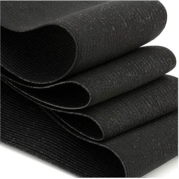 Elastisk bånd 5 meter 40 mm bred svart--
