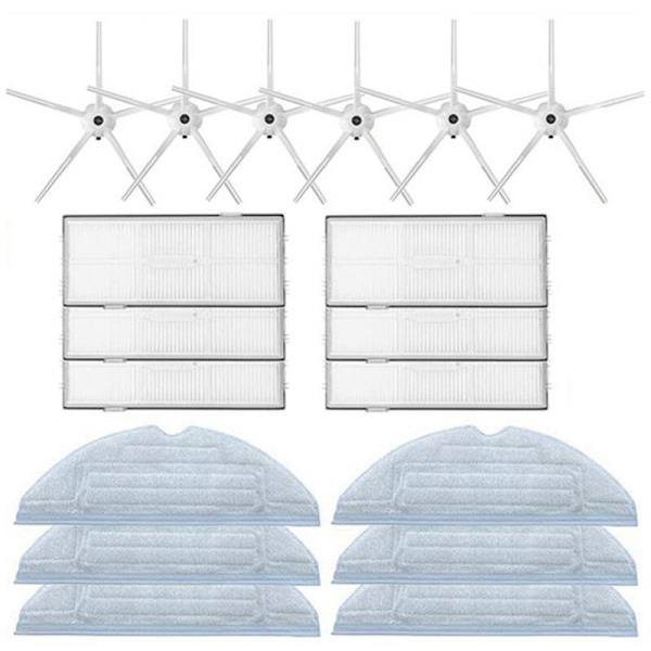 Høj kvalitet Hepa filter rengøringsklude sidebørste til Xiaomi Roborock S7 T7S T7Plus rengøringsklud reservedele