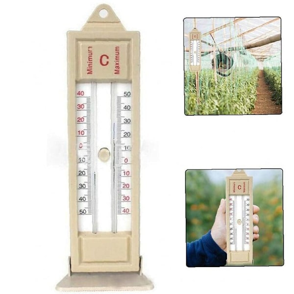 Trädgård växthus termometer utomhus plantering Max Min digital termometer för växter som arbetar förnödenheter inomhus utomhus trädgårdsskötsel