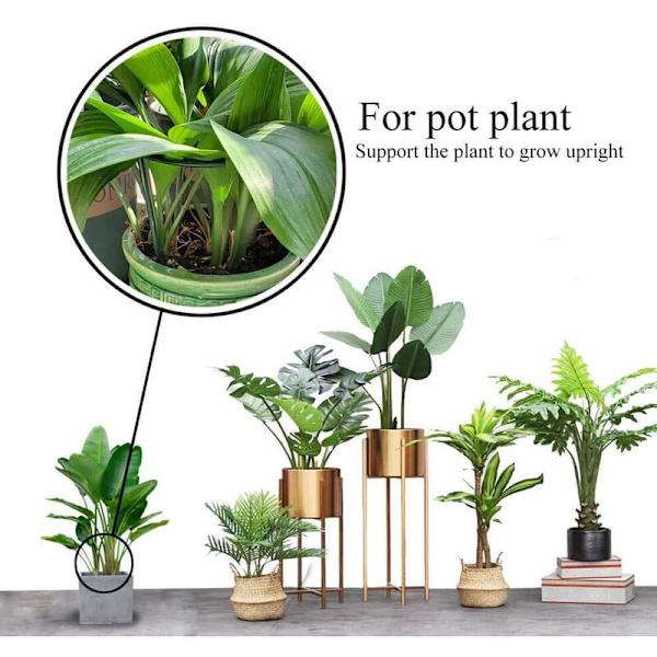 8 st plantstöd halvrunda växtstöd i plast växtstöd ring växtbur stöd blomkruka klätterställning