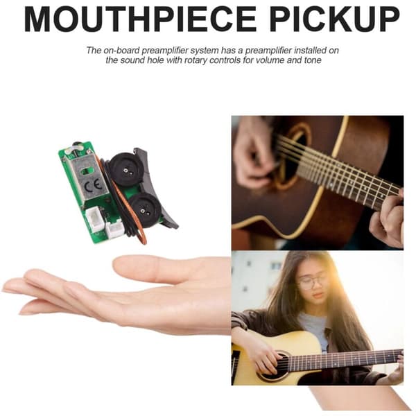 Akustisk Gitar Piezo Pickup Forforsterkersystem
