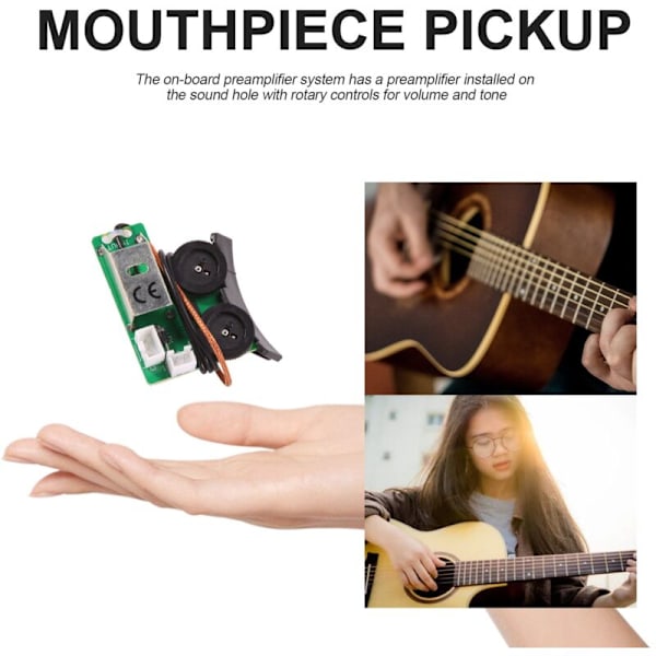 Piezo Pickup-förstärkare för akustisk gitarr