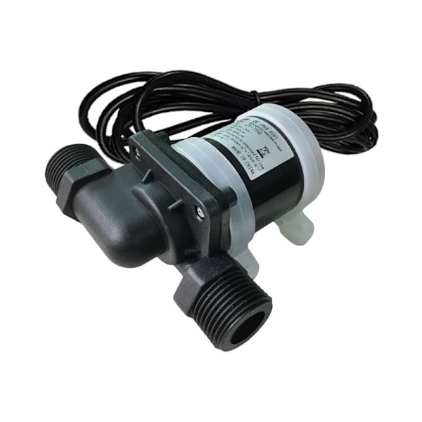 Mini Vannpumpe DC 12V -40℃-100℃ Strømsirkulerende Vannpumpe, Børsteløs Husholdningsvarmvannssirkulator