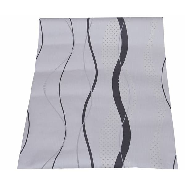 Muraltapet 3D Buede Striper Non-woven Dekor Soverom 0.53x10m