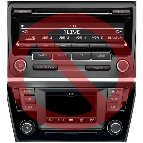 Bluetooth-mikrofon AUX USB-ljudadapter för RCD-radio RNS210 310 315 B7 - 6