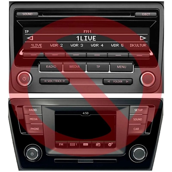 Bluetooth-mikrofon AUX USB-lydadapter til RCD-radio RNS210 310 315 B7 - 6