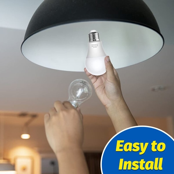 Energiansäästävät LED-lamput E27, kylmä valkoinen, 2 kpl