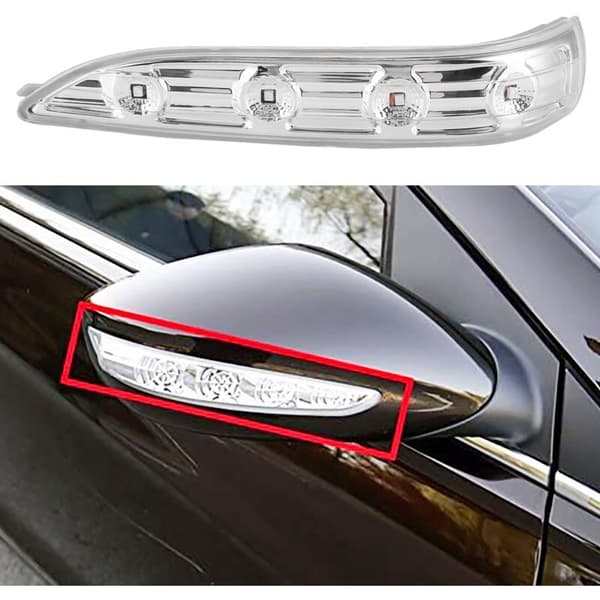 Egnet for IX35 2010-2014 Sidespeil Lys Blinklys Sideindikator 876142S200 Venstre