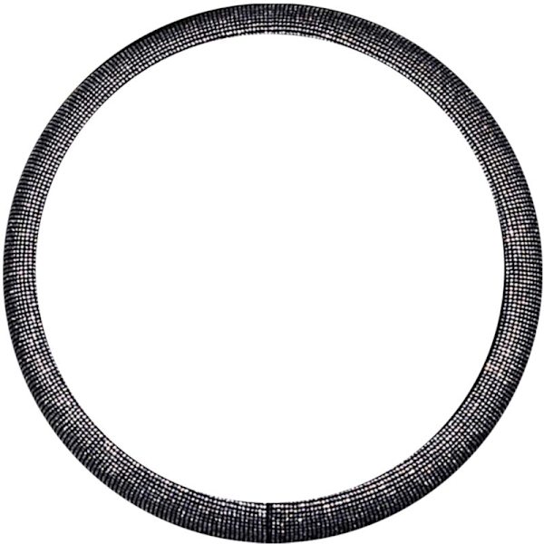 Universell PU Rhinestone Rattkåpa Anti-Slip Skydd Bil