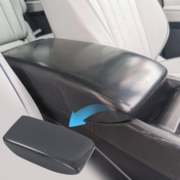 Bilfiber Center Console Armrest Cover Trim för ID.4X ID4X 2022
