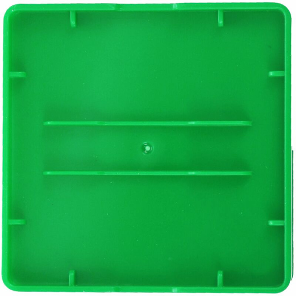 1 st Plastkonstruktion Förvaringslåda för Utrymmesbesparande Kontorslager, Kontorshållande Papper Grönt, S: 8,3 x 8,3 x 6 cm