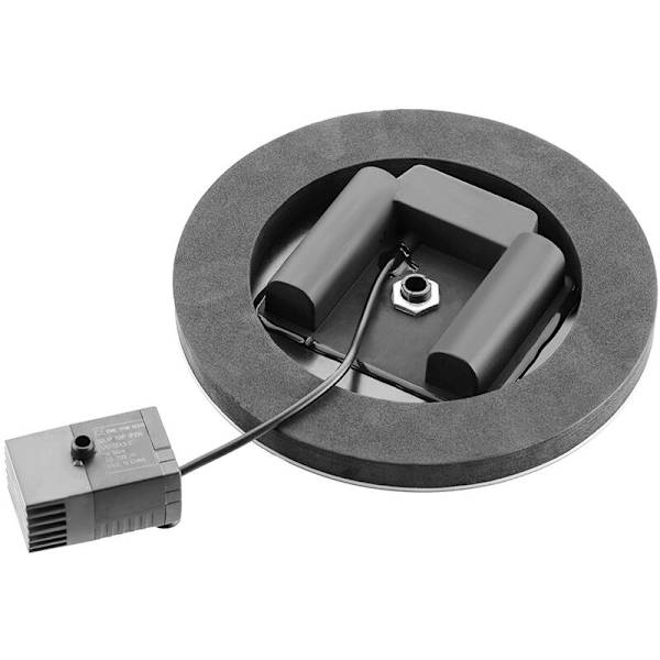 Solcellsdriven Fontänpump 3.5W Solcellsdriven Trädgårdsfontän Flytande Solpanel Inbyggt Batteri med 6 Munstycken Perfekt för Liten Damm Badrum Fågel Fisk Tank Trädgård