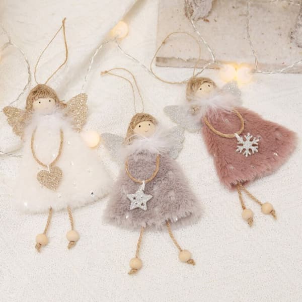 Nyttårsdekorasjoner Figur Pin Pendant Mini Figur (Grå)