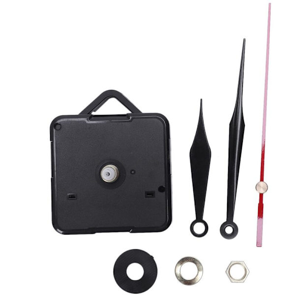 1 st Väggklocka Ersättningsdelar Reparation DIY Handmotor Kvarts Klocka Pendelrörelse Mekanism, Med Visare Och Tillbehörssats (118X97X62Mm)