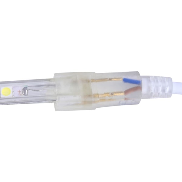 Utendørs Vanntett LED-Stripe 1m Kald Hvit, SMD 5050 220V LED Fleksibel Lysstripe, LED-Stripe 1 Meter (Hvit)