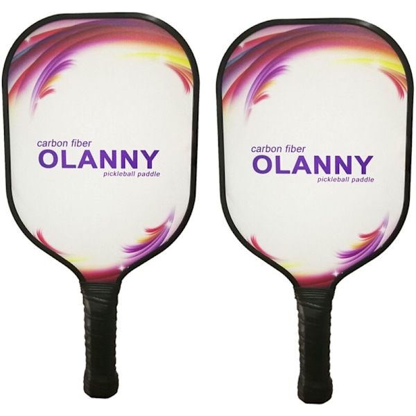 2X Texturerat Pickleball-racket för Spin, Grafitfiber