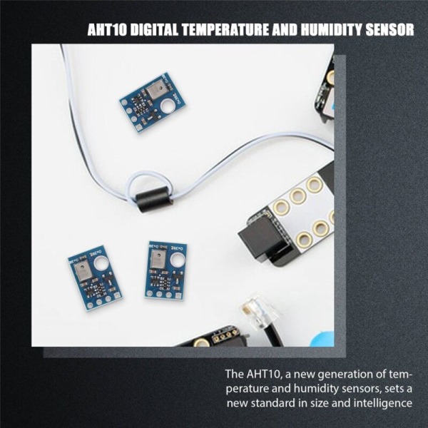 10 stk. AHT10 højpræcisions digital temperatur- og fugtighedssensor målemodul I2C kommunikation erstatning SHT20
