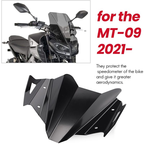 Motorcykel Tilbehør Vindskærm Deflektor til MT-09 MT09 2021-