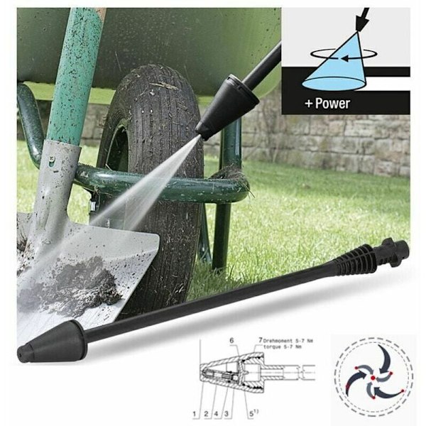 Turbo Dysenov Lance Roterende 145bar 9.038-295.0 Snavs Blaster til Karcher K2 K3 K4 K5 4..