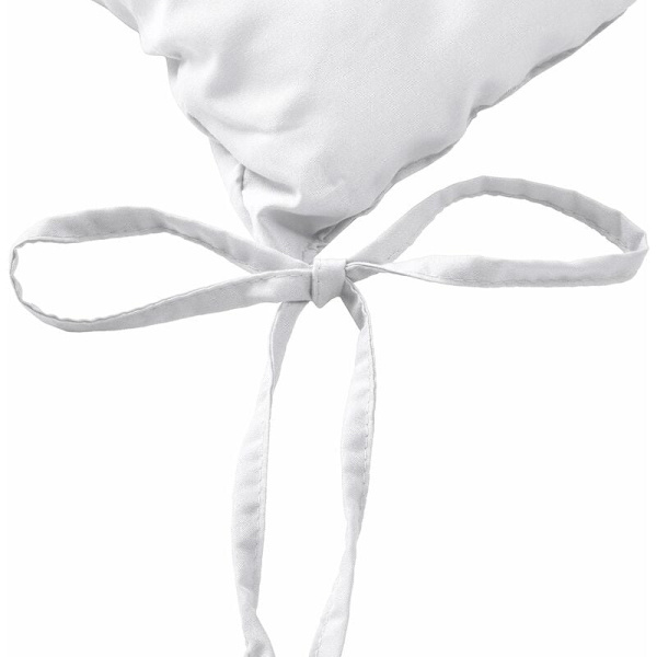 Lea trädgårdsstolskudde - Set om 4 - Bekväm och tjock utomhuskudde - Perfekt för inomhus- och utomhusbruk - 40x40x5 cm - Vit