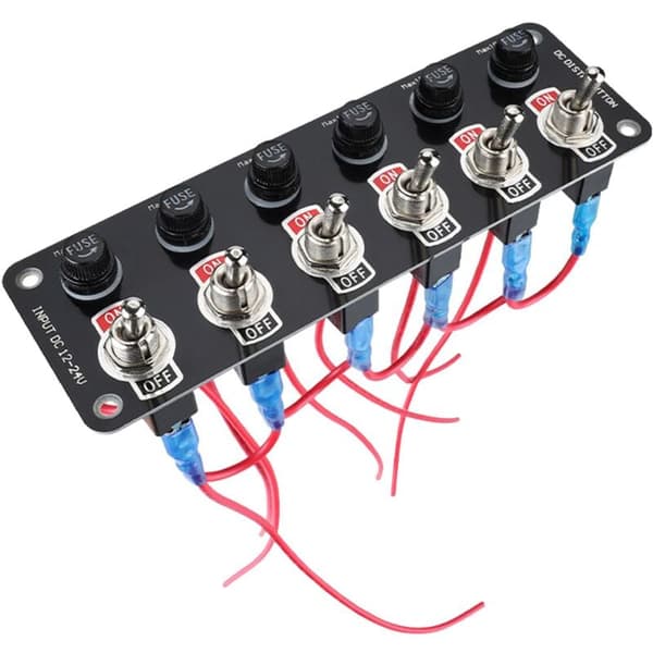 Bil Multi Panel Switch 12/24V Universal Power Control Panel Switch