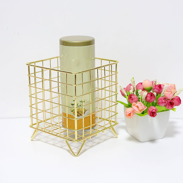 Pod Cage Kaffe Kapselholder, Kaffe Kapselholder og Organizer Kop, Kaffe og Espresso Kopholder (Guld)