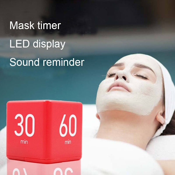 2 st Serie Timer Kvadratisk Timer Snygg Mini Timer, för Yoga Kök Timer