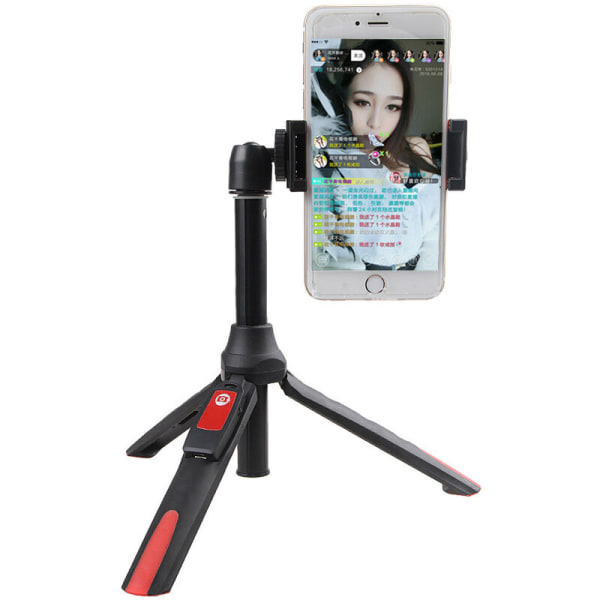 Selfie-stativ, bärbar Bluetooth-monopod, fjärrkontroll, Bluetooth-slutare, mobiltelefon