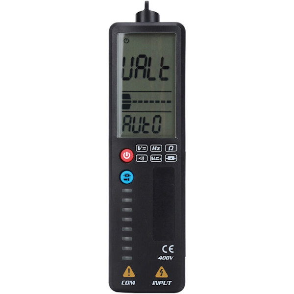 Portabel Superliten Mini Intelligent Digital Multimeter Spänningsdetektor LCD Beröringsfri Pennkontinuitetstestare