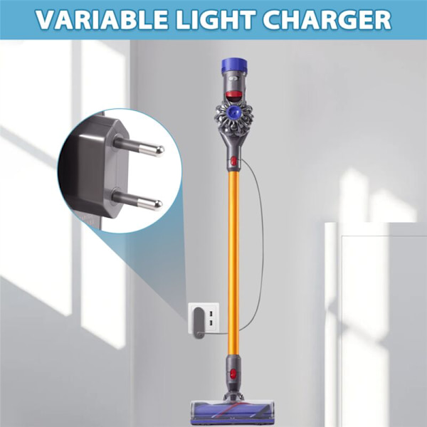 26.1V Oplader til V6 V7 V8 SV03 SV04 SV05 SV06 SV07 Støvsuger, DC59 DC58 DC62 DC60 DC61 DC72 DC74 EU Stik