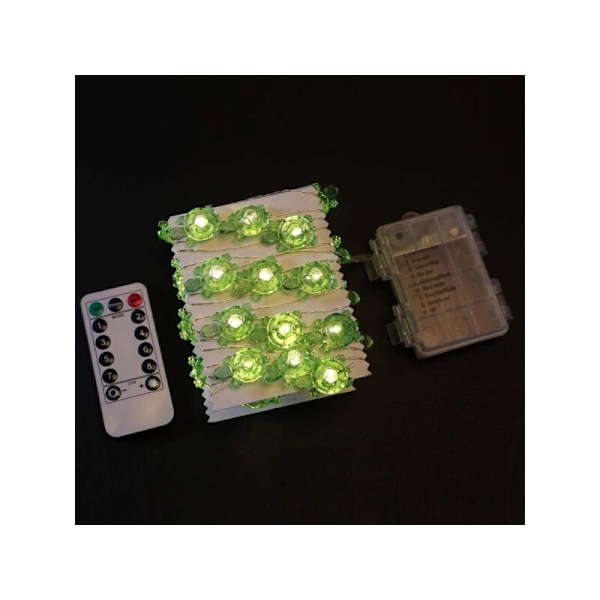 Dekorativ sköldpadds ljusslinga 13ft 40 LED väderbeständig