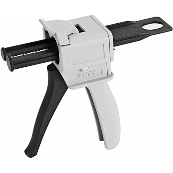 Epoxy Dispenser Pistol 50ml, AB Epoxy Limpistol Applikator Håndtag til Limblanding, Forhold 1:1 og 2:1 (Pistol)