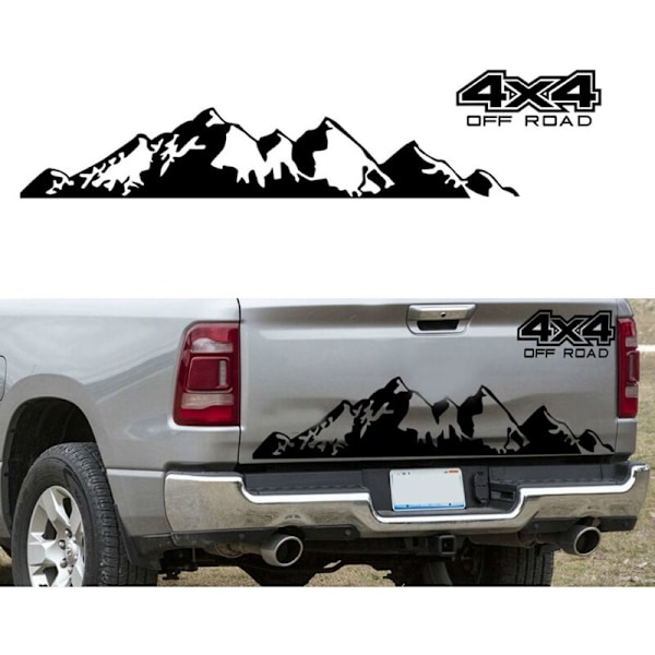 2X Off-Road -grafiikkatekstitarra Ranger Pickup Dma NAVARA -autoon