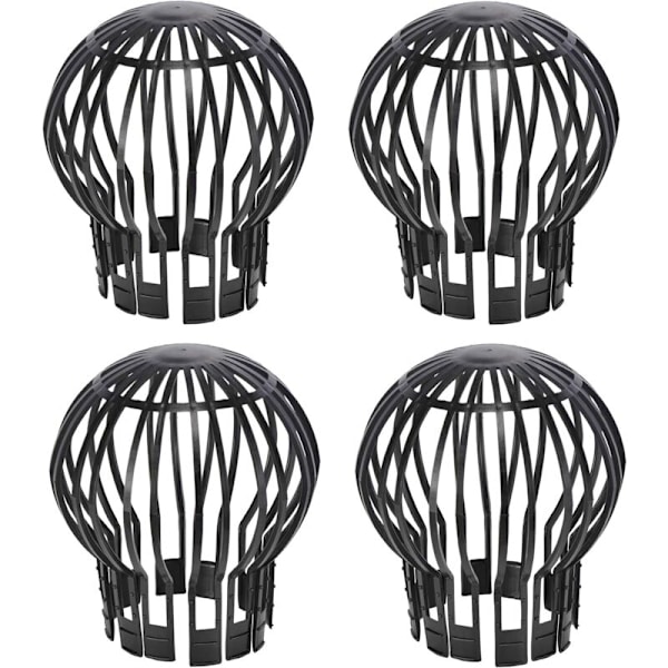 Sett med 4 takrennestopper ca. 13,2 x 14,5 cm (diameter x høyde)