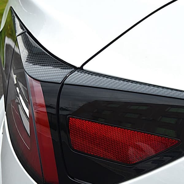 Til Model 3 Baglygte Øjenbryn Dæksel Trim Strips Bremse Styling Udvendig