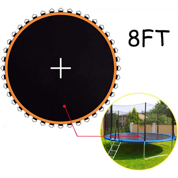 Tillbehör till studsmatta, utbytesmattor för runda studsmattor 244 cm