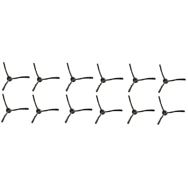 12 x Plastsidebørste for Md16192 Md18500 Md18501 Md18600 Støvsuger